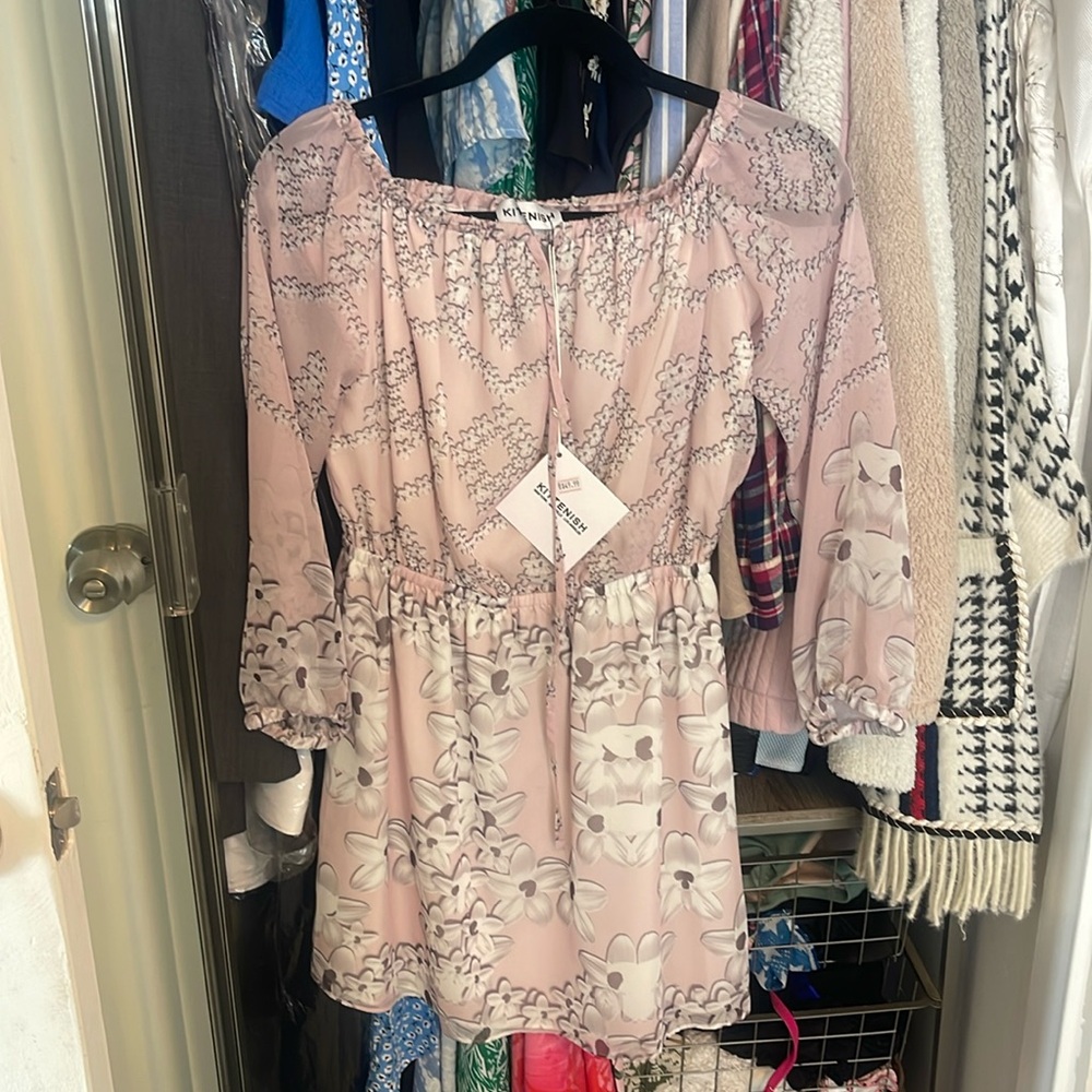 Nwt kittenish long sleeve dress